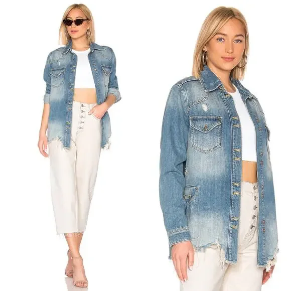 Free People Moonchild Shirt Jacket - Picture 2 of 8